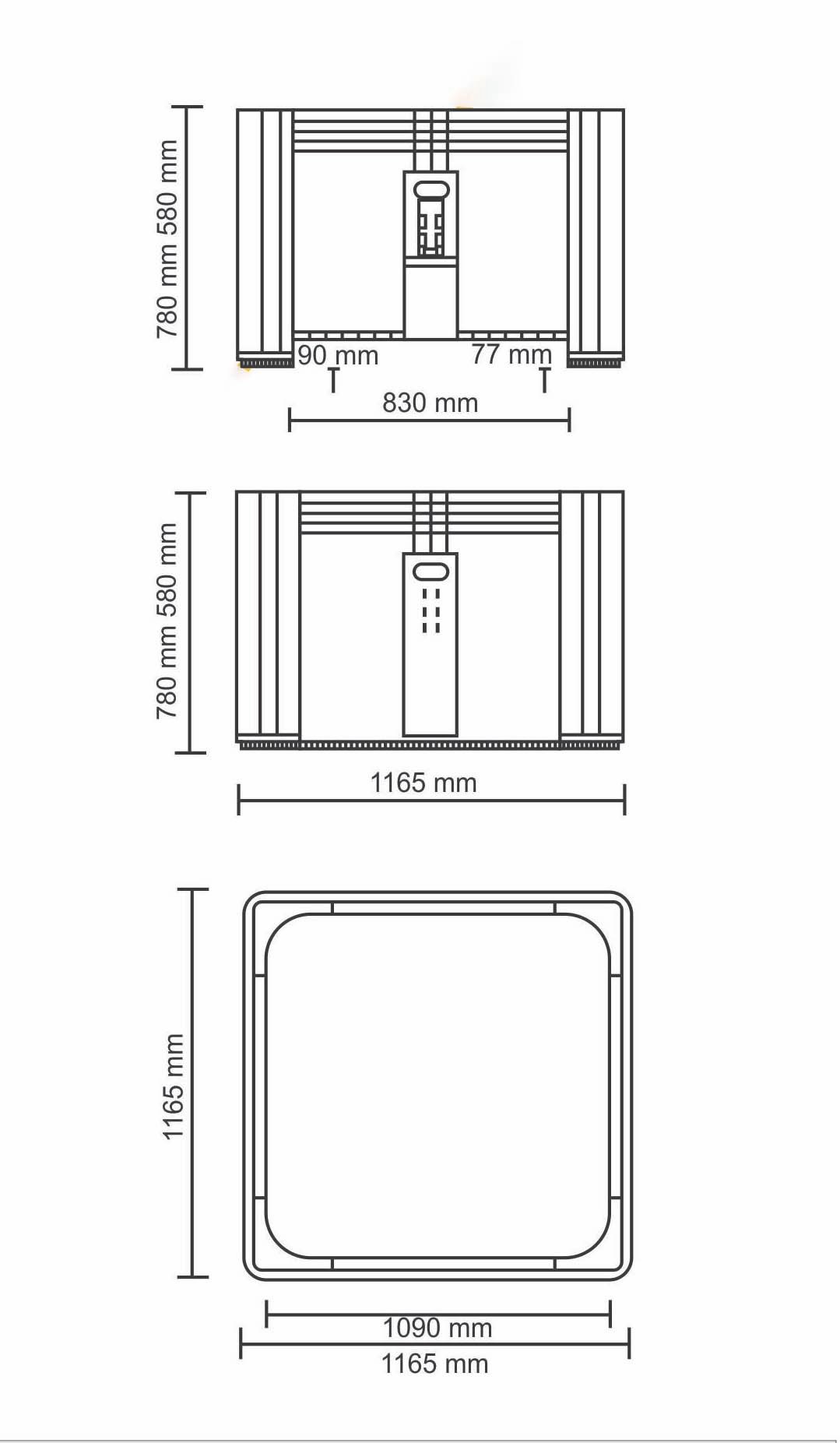 CONTENEDOR SUPER BIN 580 - Contenedores a granel