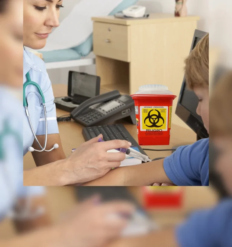 Contenedor para punzocortantes