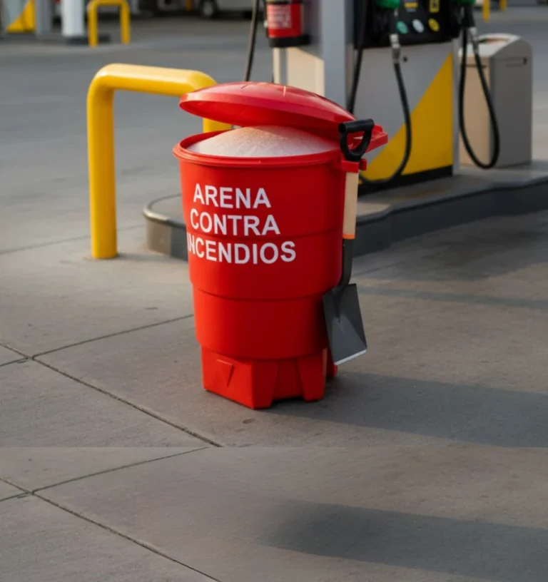 Contenedor de Arena para Incendios