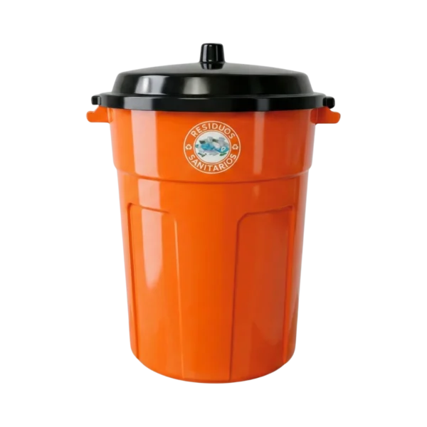 Botes de plástico con tapa grande