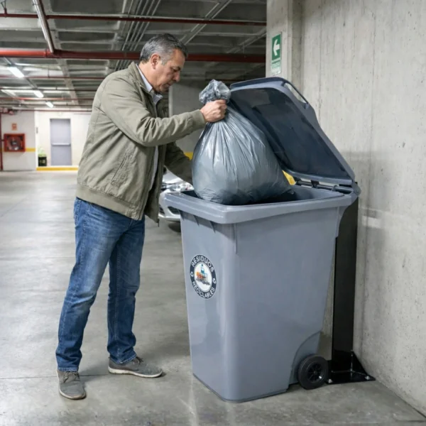 Contenedor con sistema de seguridad