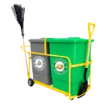 Carro recolector de basura plástico