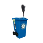 Bote de basura con ruedas