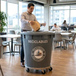 Tanques de basura con ruedas