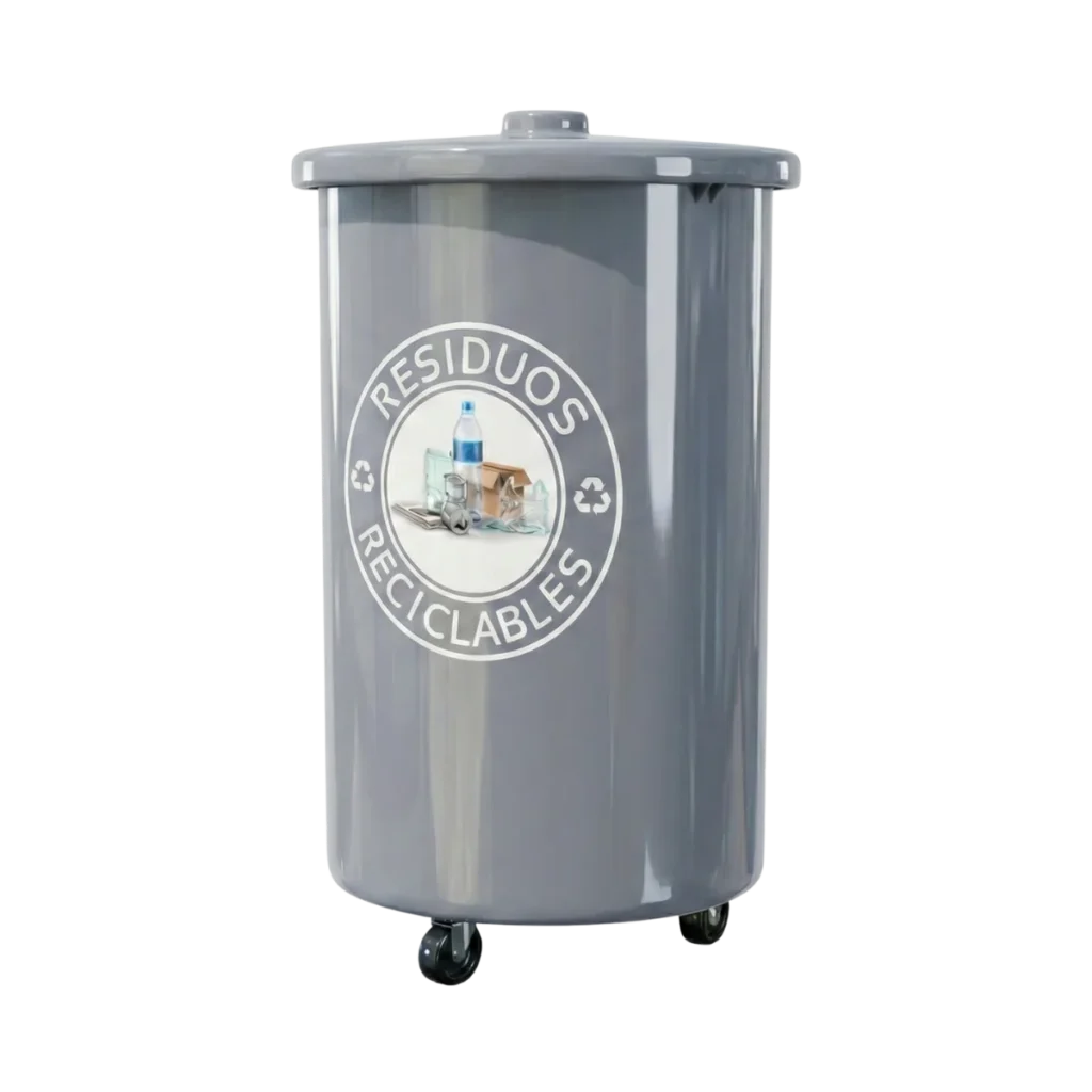 Contenedor plástico 200 litros