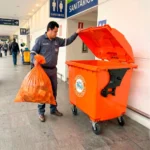 Contenedores de basura grandes