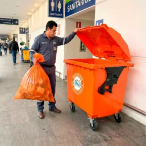 Contenedores de basura grandes