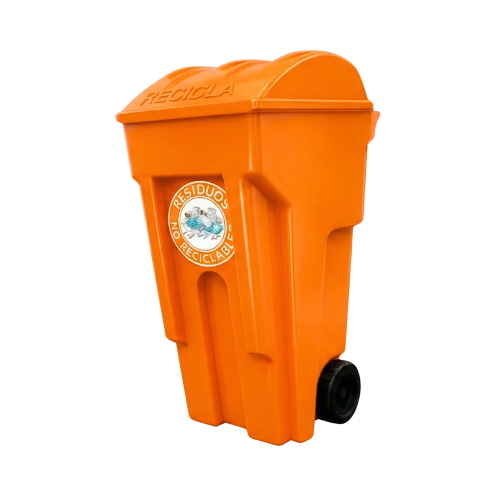 Bote para basura con ruedas