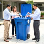 Bote de basura grande