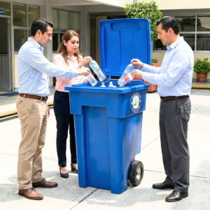 Bote de basura grande