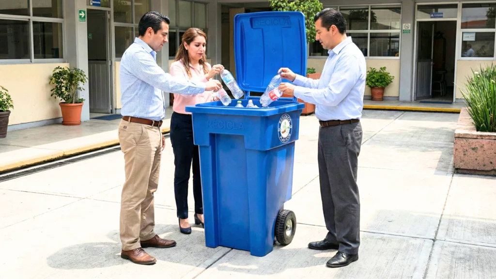 Bote de basura grande