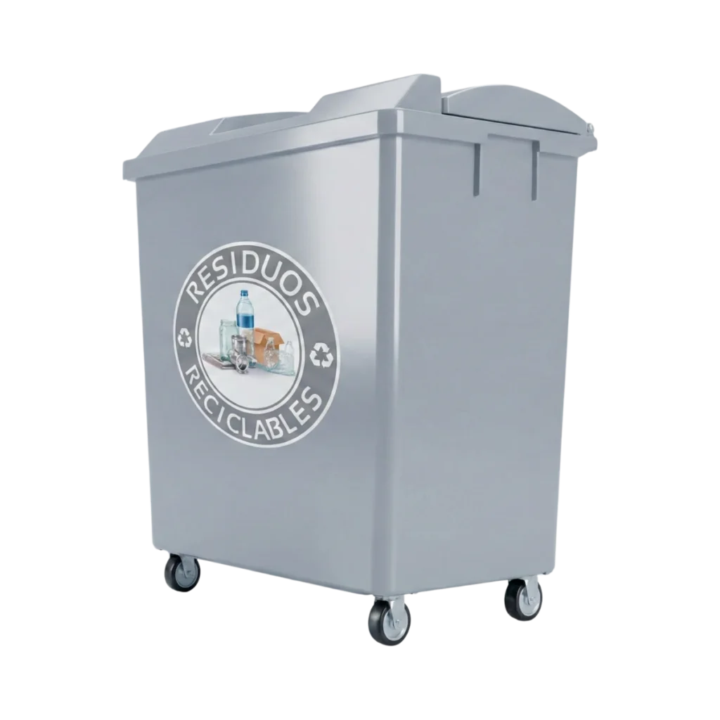 Contenedores de basura con ruedas