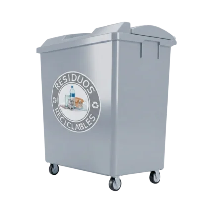 Contenedores de basura con ruedas