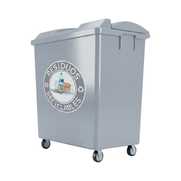 Contenedores de basura con ruedas