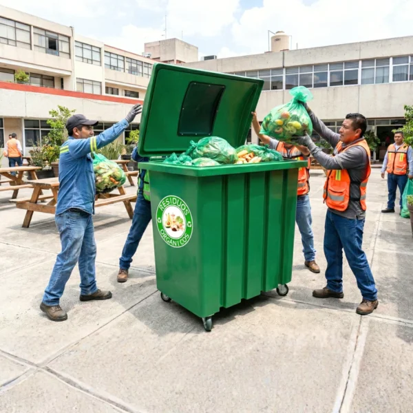Contenedores de basura urbanos
