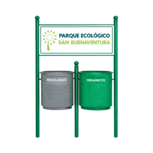 Botes de basura para parques