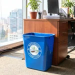 Cestos de basura de plástico