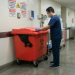 Contenedor de residuos peligrosos