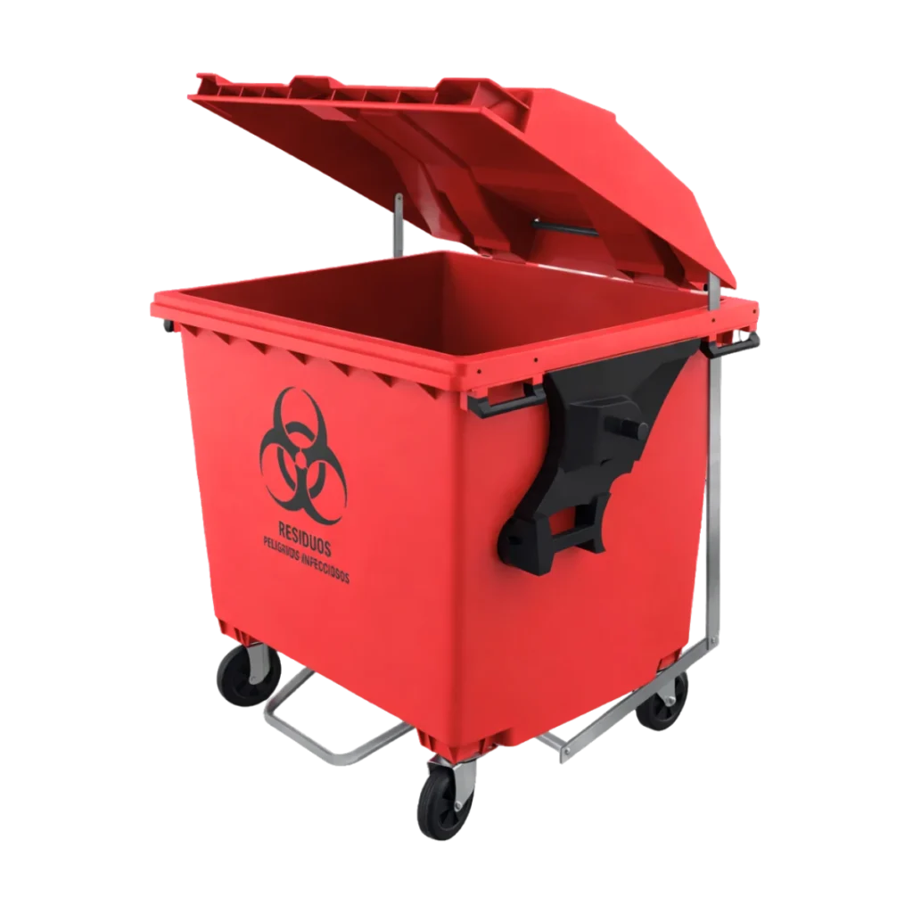 Contenedor de residuos peligrosos