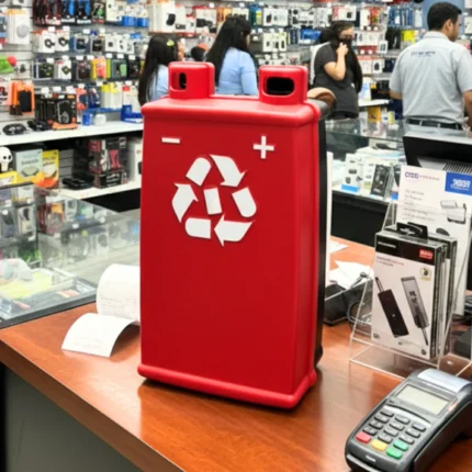 Contenedor de pilas