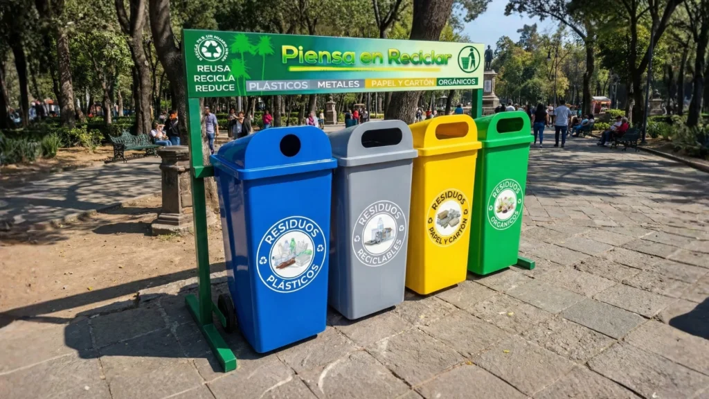ESTACION DE RECICLAJE ECOL-560-RT1