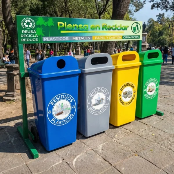 ESTACION DE RECICLAJE ECOL-560-RT1