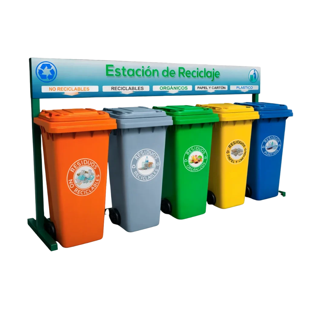 ESTACIÓN DE RECICLAJE ECOL-600-HD1