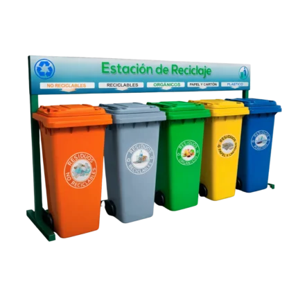 ESTACIÓN DE RECICLAJE ECOL-600-HD1