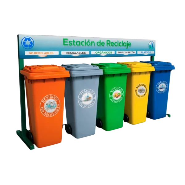 ESTACIÓN DE RECICLAJE ECOL-600-HD1