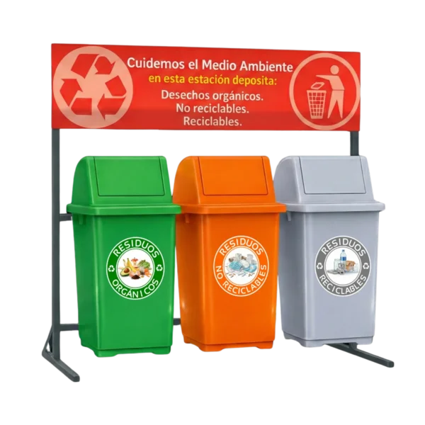 ESTACIÓN DE RECICLAJE ECOL-270-HD3