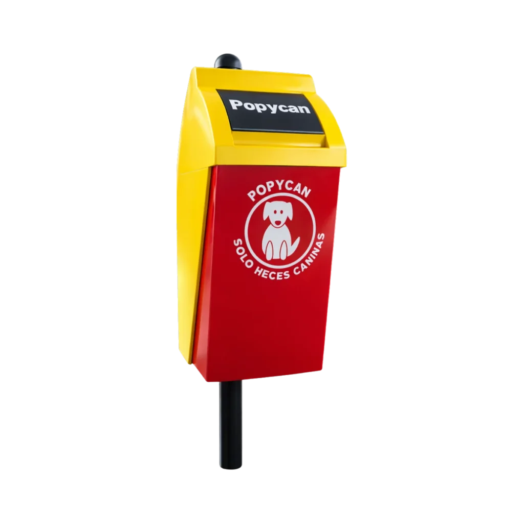 Papelera para desechos caninos