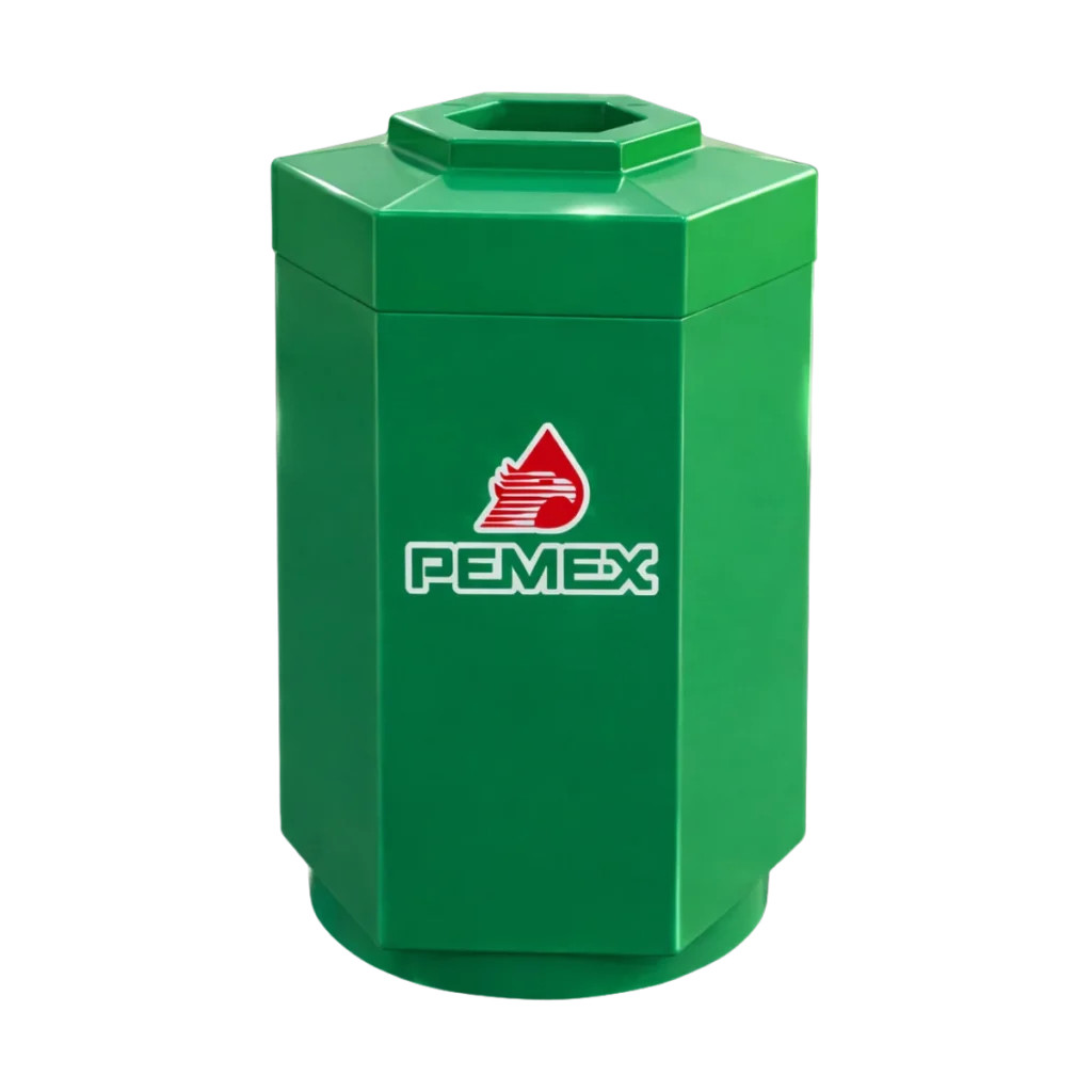 Botes de basura para gasolineras