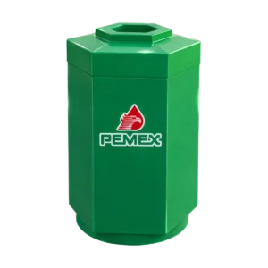 Botes de basura para gasolineras