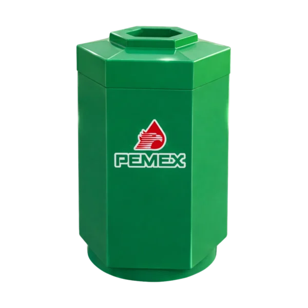 Botes de basura para gasolineras