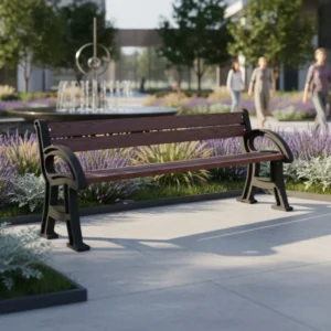 Bancas de plástico para jardín