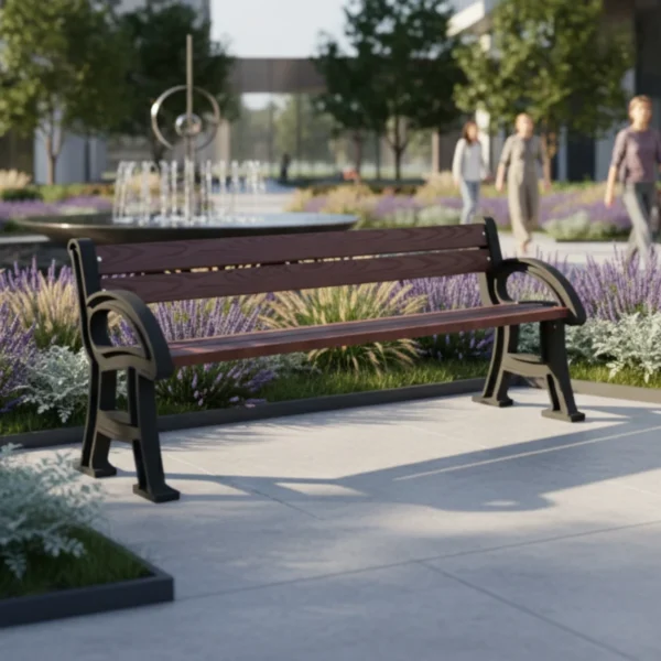 Bancas de plástico para jardín