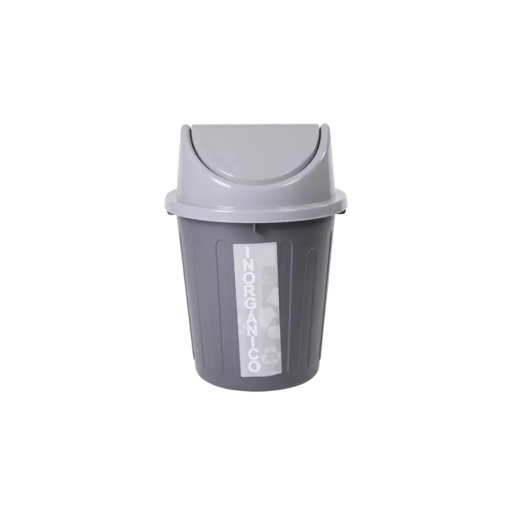 bote de basura con tapa balancín