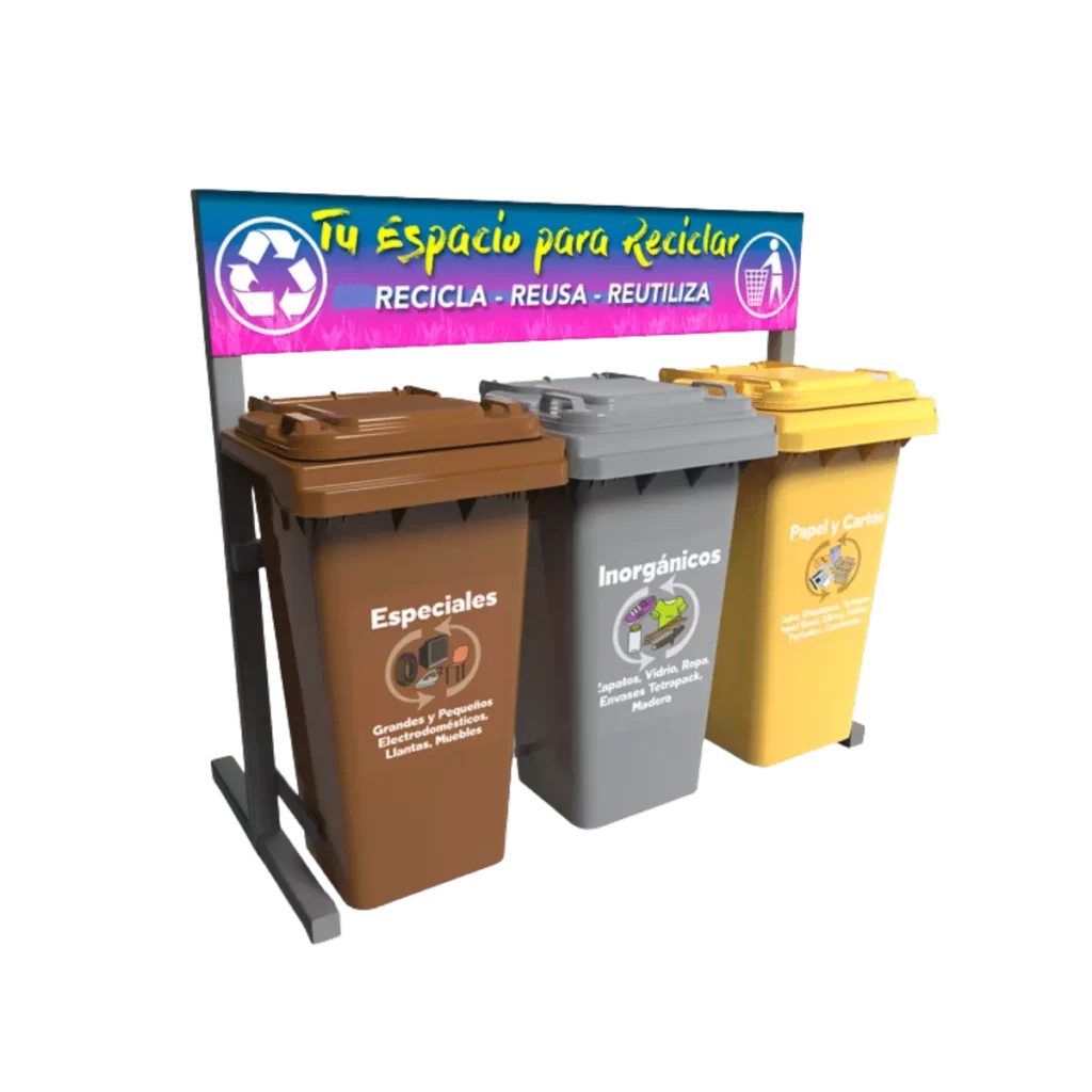 Botes de separación de basura