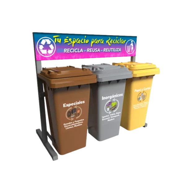 Botes de separación de basura