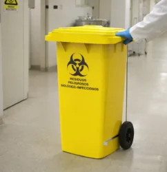 Contenedor amarillo RPBI