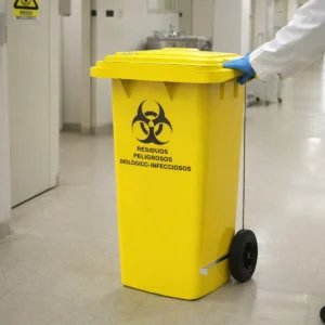 Contenedor amarillo RPBI