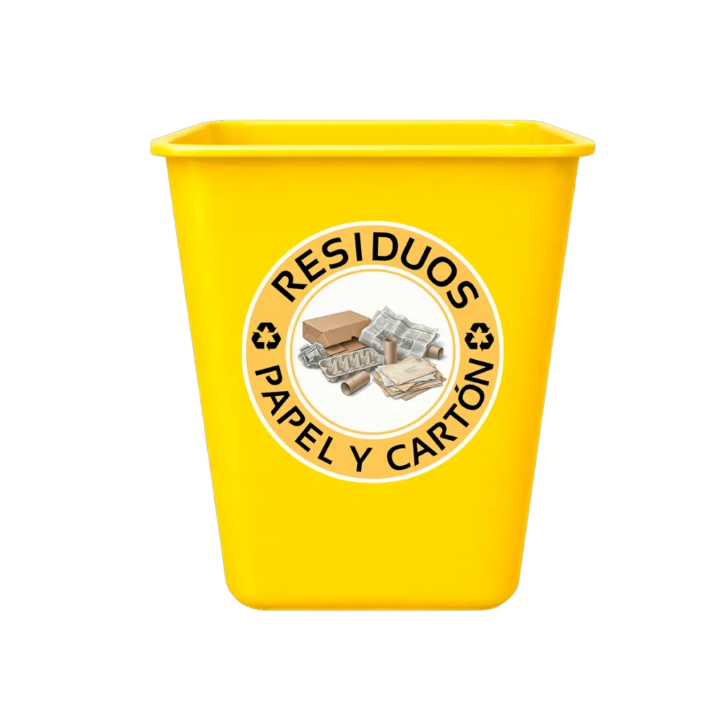 Cestos de basura de plástico