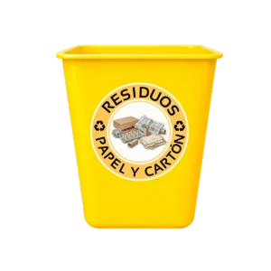 Cestos de basura de plástico