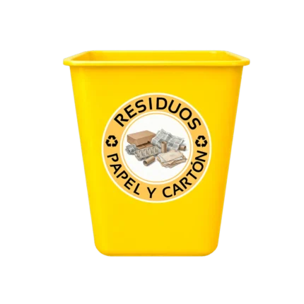 Cestos de basura de plástico