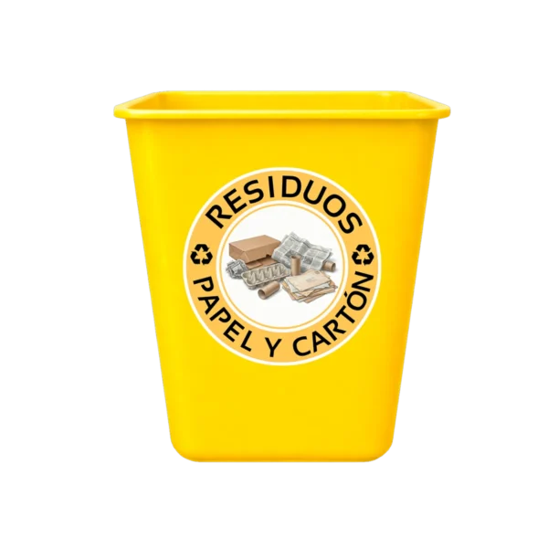 Cestos de basura de plástico