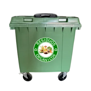 Contenedor plástico con tapa