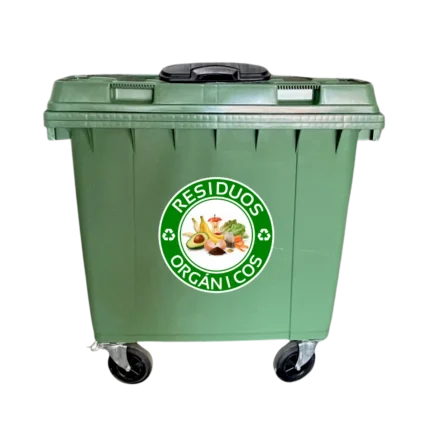 Contenedor plástico con tapa