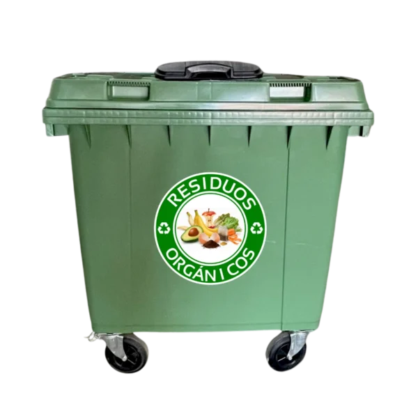 Contenedor plástico con tapa