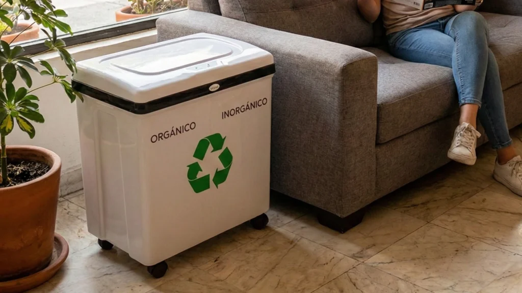 Bote de basura con sensor