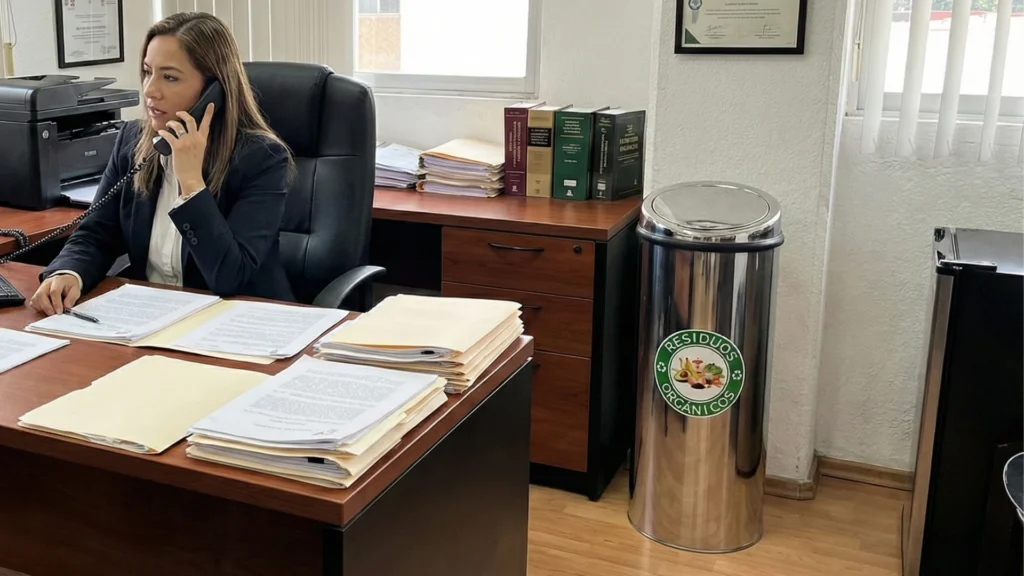 Botes de basura modernos